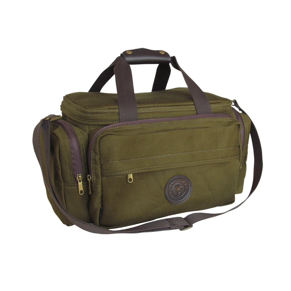 Canvas And Leather Range Bag / Hunting Bag / Outdoor Bag Buy Range