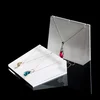 Clear Plate Jewelry Display Neck Stands Acrylic Necklace Display
