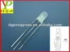 best sale water diffused 5mm bi-color round 3-pin dip led diode with common anode&common cathode