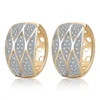 Girls Stud Jewelry Zirconia Light Weight Gold Earring