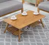 100% Bamboo Coffee table wooden coffee table Bamboo Foldable Coffee Table