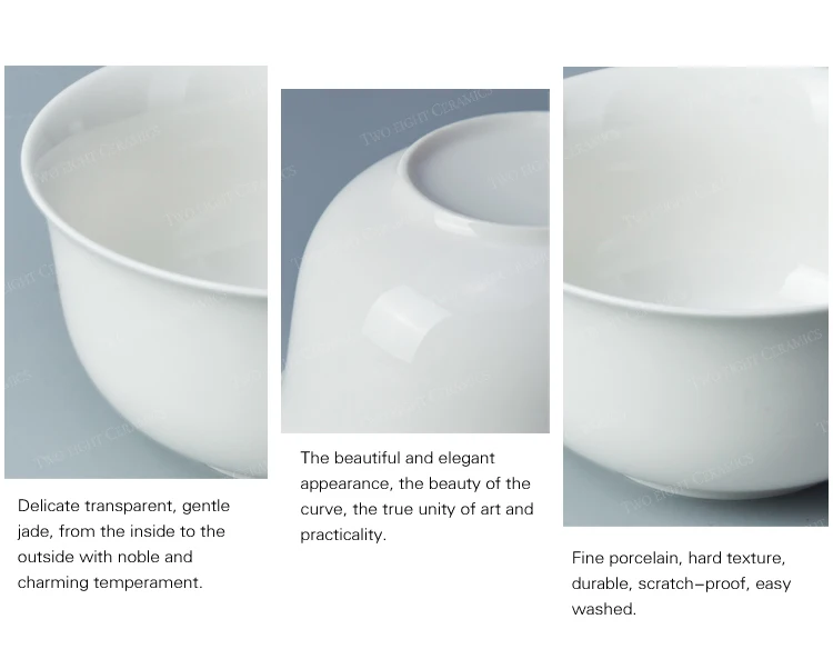High-quality porcelain serving bowls for business for dinning room-12