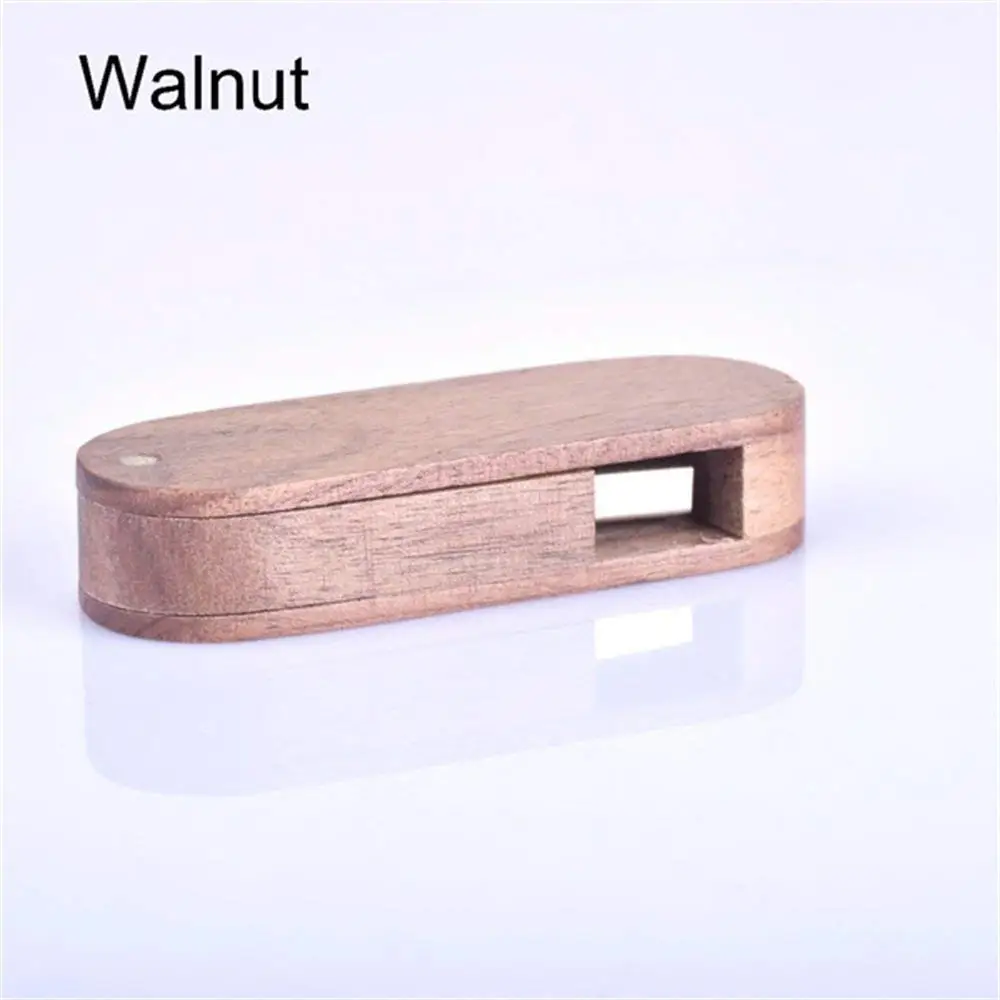 Walnut Wood Material : Walnut Wood Goodao 128GB USB 2.0 Wood Couple Heart Shape U Disk