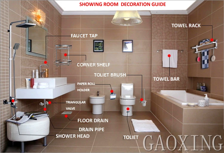 bathroom accessories installation guide