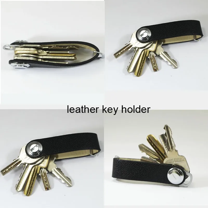 Smart Key Porte-clés Organisateur Compact Key Holder Fait de fibre de carbone Keyport