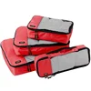 OEM Lightweight Travel accessory 4pcs set packing cubes,travel luggage organizer travel bags packing cubes