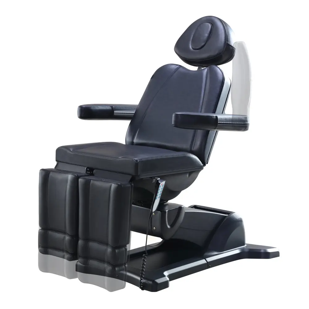 beauty salon furniture podiatry dermatology chair electric facial bed with 5 motors