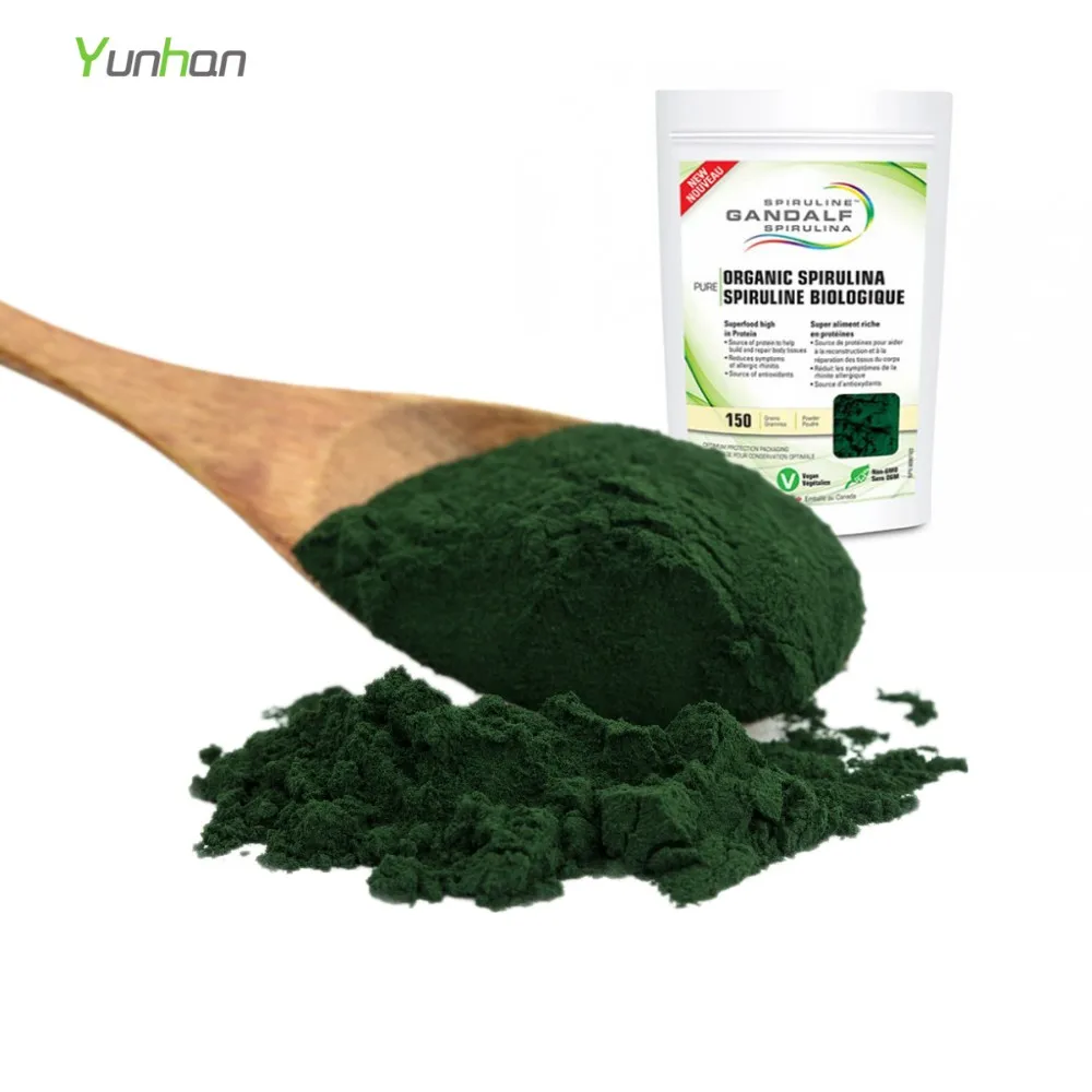 Bulk Organic Halal Certified Algae Natural Green Spirulina Protein