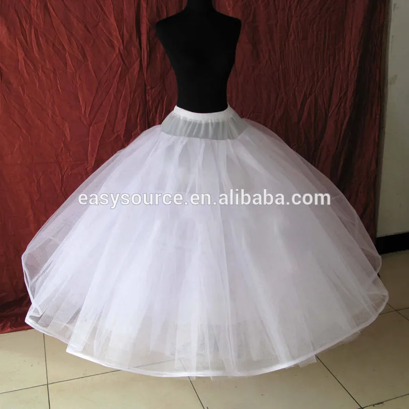 boda vestido de novia blanco crinolina enagua de la hinchada enaguas