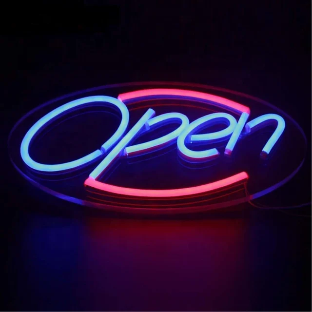 Open glass neon light flex led neon light sign window usage  Lead free Rohs China manufacturers Shanghai Antuo