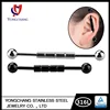 Earrings Barbell Ring Industrial Long Ear Stud Body Piercing Jewelry