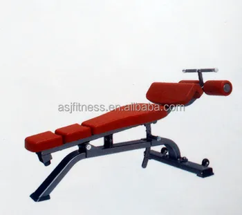 Asj S028 Adjustable Decline Bench Abdominal Bench Commercial Gym