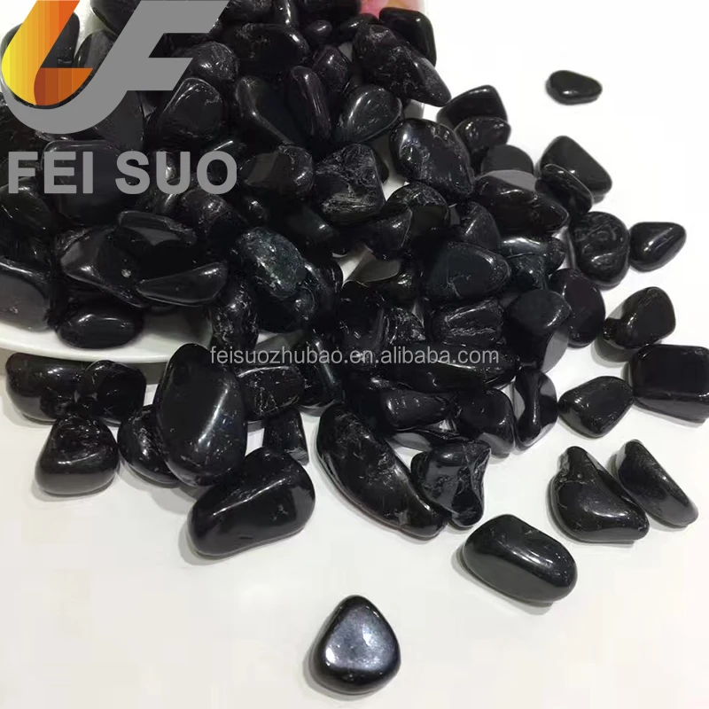 Wholesale Natural Black Tourmaline / black crystal gravel