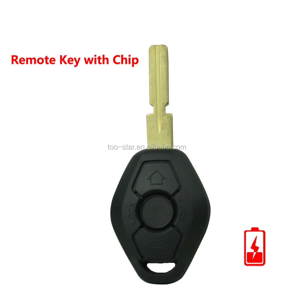 Full Remote Key For BMW 3 5 7 SERIES E38 E39 E46 315MHZ/433MHZ HU58 ID44 CHIP 
