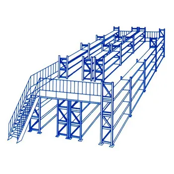 Good Design Rack Style Mezzanine Floor System Warehouse Storage 2