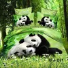 Made in China hot selling 3D home textile 4 pcs lovely panda bedding set