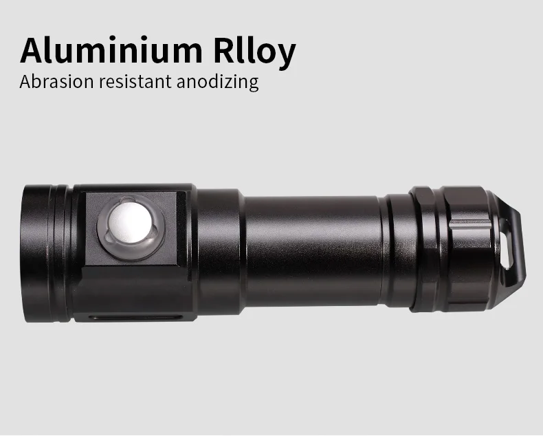 2018 new professional underwater photography L2 fill light LED diving flashlight