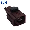 Purple Color FAKRA D Code Jack Straight for RG174 RG316 Coaxial Cable for GPS Antenna