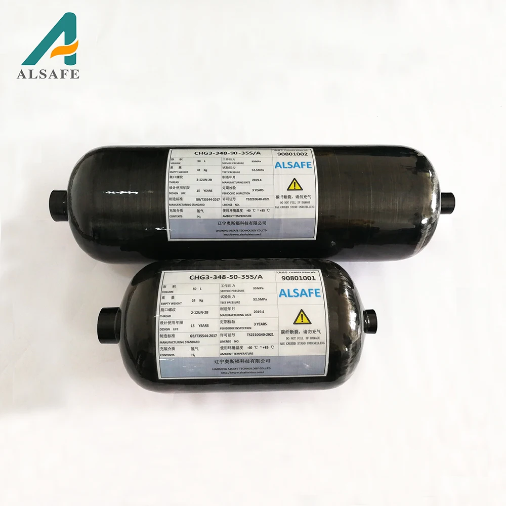 Alsafe Chg334814035s/a 350bar Hydrogen High Pressure Gas Cylinder