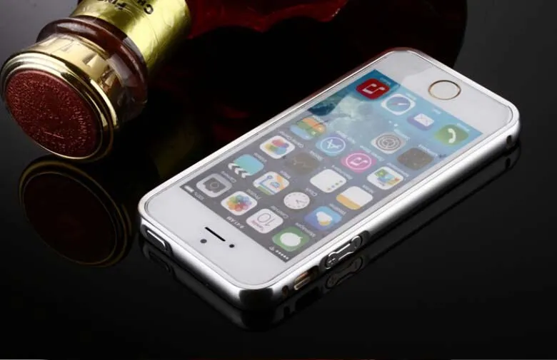 Luxury design case For iphone 5se aluminum 24k metal mirror hard back cover case for iphone