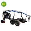 mini farm ATV log trailer tractor forest crane