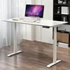 Single motor office standing desk frame adjustable height computer desk from China