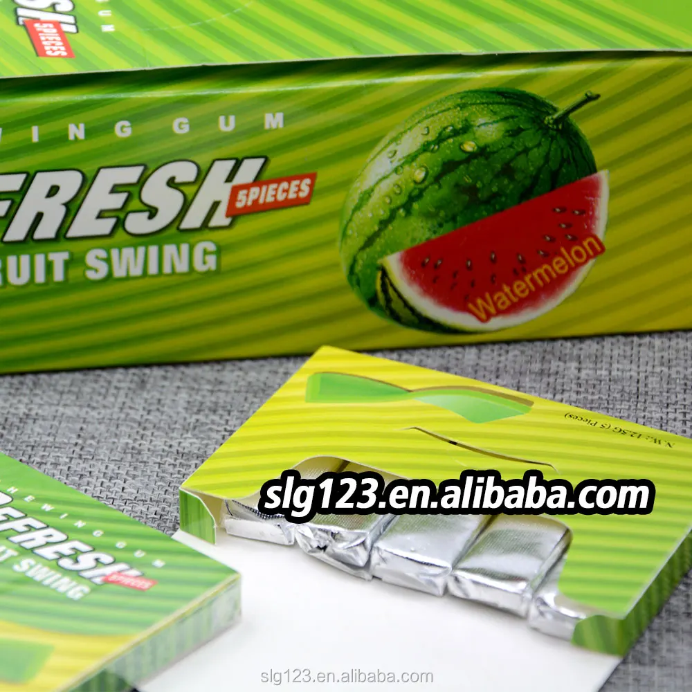 Halal Chewing Gum Be Fresh Watermelon Gum Fruity Flavor Gum Manufacture
