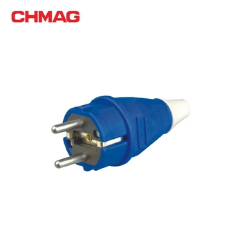 Ieccee Two Pole Schuko Plug Male Industrial Plug 16a 220 240v 2p