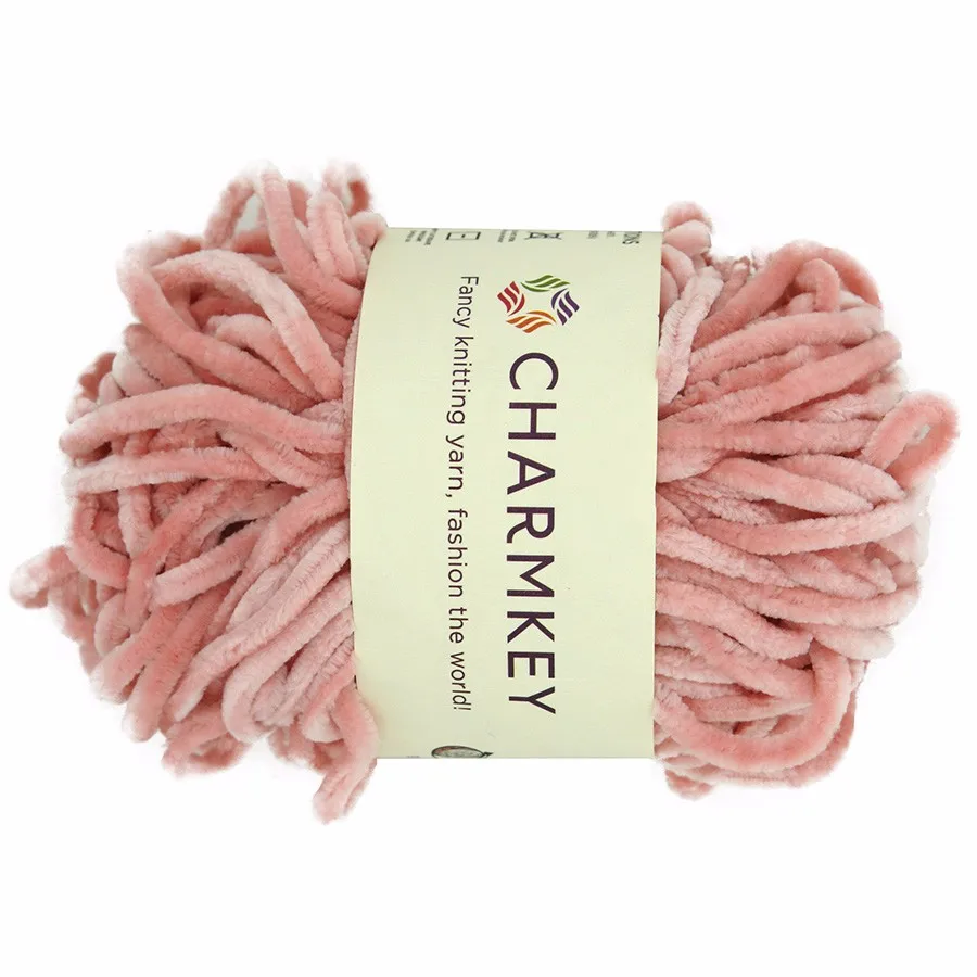 Charmkey Chenille Yarn 100 Polyester Hand Knitting Chenille Baby Patterns Buy Chenille Yarn