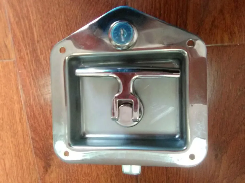 Van Doors Truck Bus Railway Toolbox Stainless Steel T Handle Lock Latch