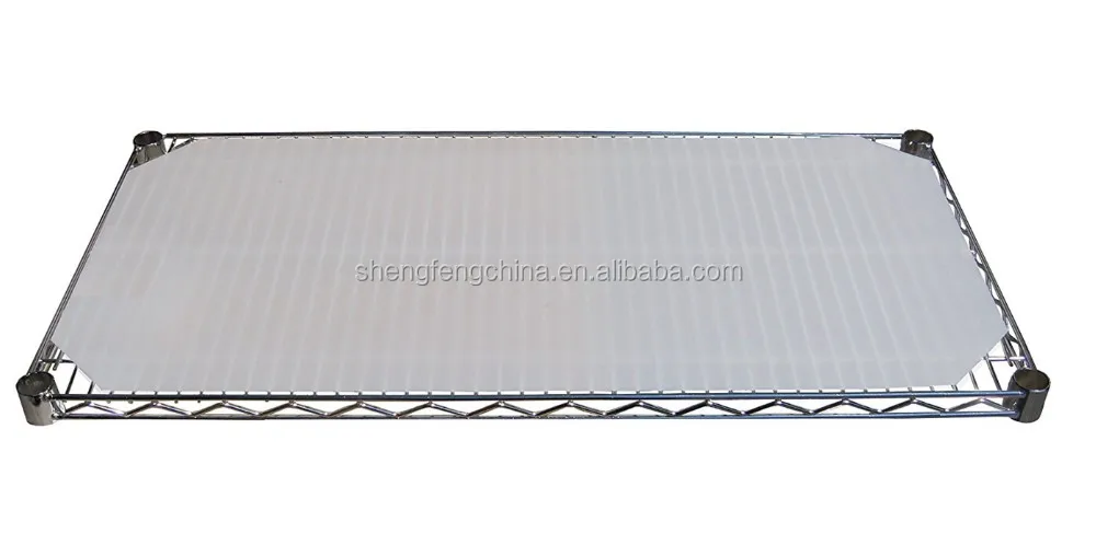 hard plastic shelf liner for wire shelving