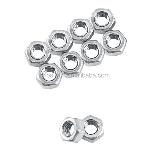 M3 A2 Stainless Steel Hex Socket Screws Bolt with Hex Nuts Assortment 250pcs Flat Head