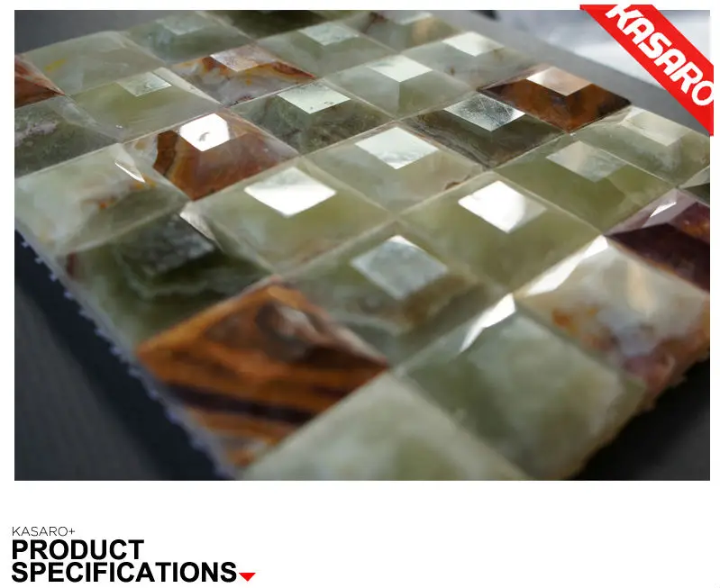 Cream Jade Marble Tiles, Green Jade Tile, Jade Stone Tile (KS20130006)