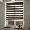 Somfy motorized zebra roller blind curtain european style window curtains