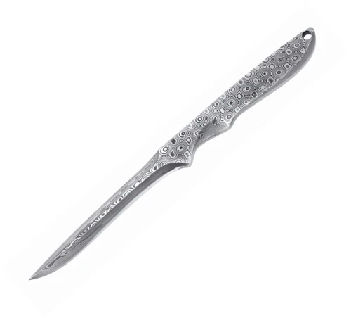 Дамасская сталь филе нож пустой клинок