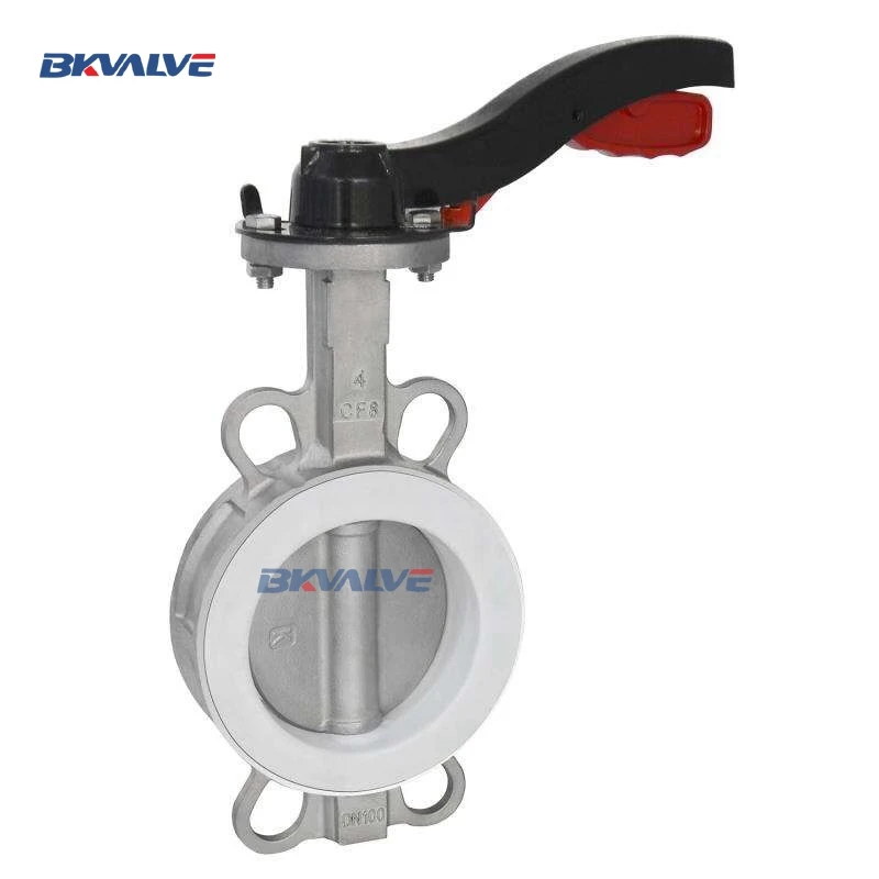 Competitive price list stainless steel wafer butterfly valve dn200