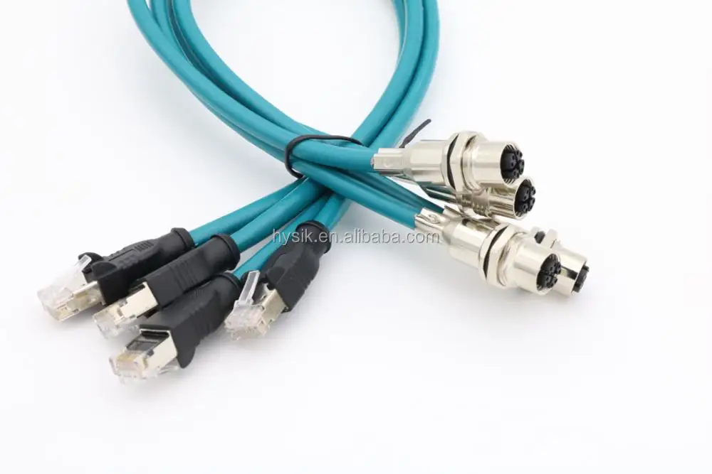 M12 A X Coded 8pin 12pin Industrial Cable