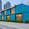 shipping container coffee shop/40FT modern design shipping container workshop