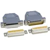25 Pin DB25 Connector 2 Rows Socket Male to Female D-SUB /DB25 Male Female 25 core needle with shell Plastic Cover Housing Hood