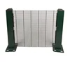 rigid vandal resistant black power coating 358 anti climb security fence