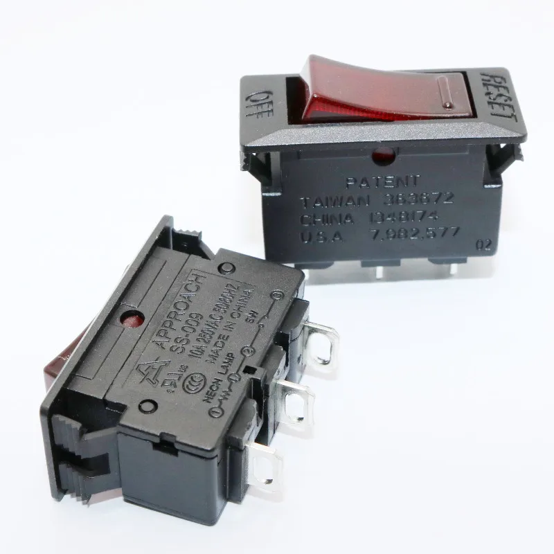 Illuminated Double Pole Rocker Switch Whole Point Of Silver Onoff