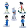 5psc/set13cm wholesale detective conan toys with may costume
