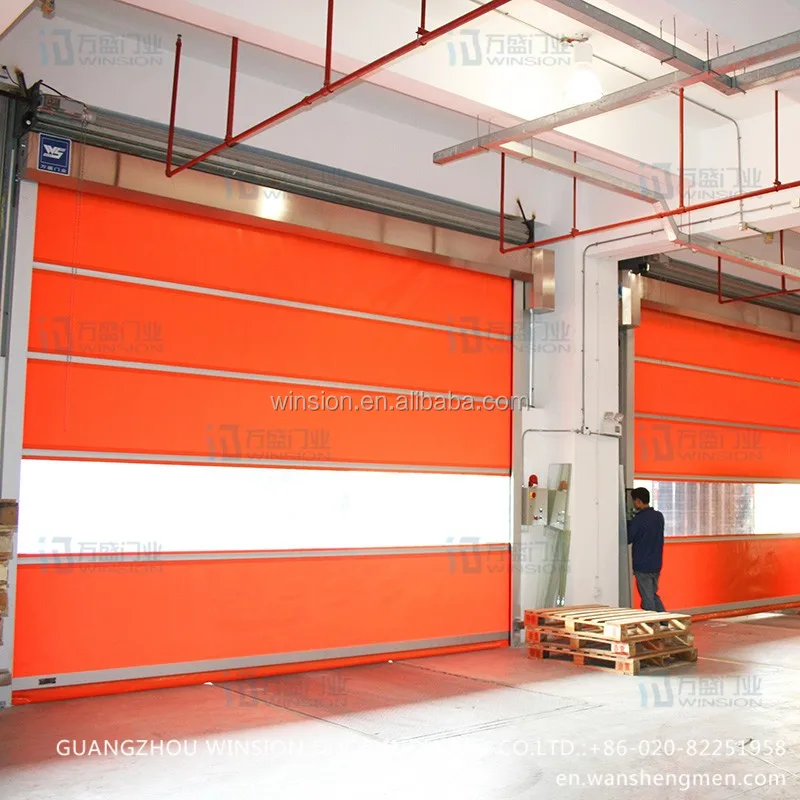 High quanlity roller doors fast speed Alibaba China pvc shutter