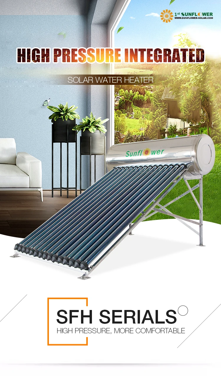 Sfh200h 200l Integrated High Pressure Solar Water Heater Stainless