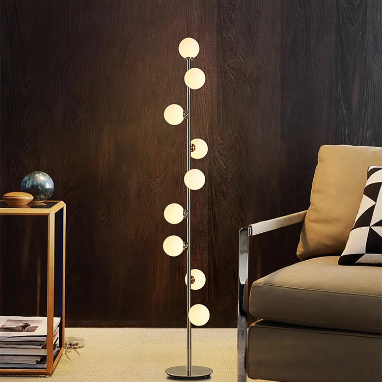 round ball floor lamp