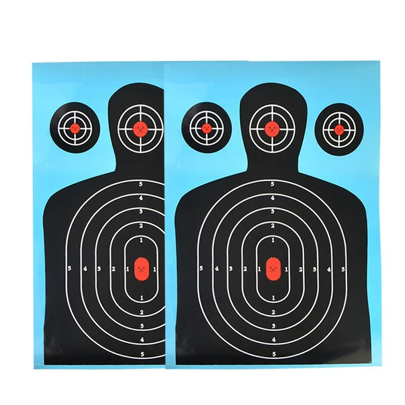Splatter Shooting Targets Paper Splatterburst Targets Silhouette Splatter Target Easily See Your