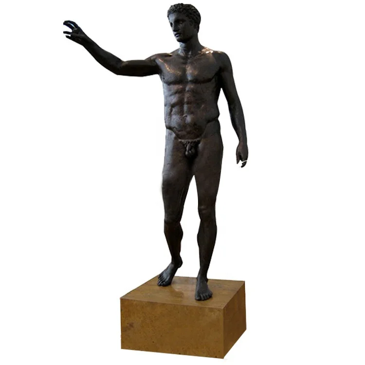 Outdoor Life Size Bronze Self Made Man Sculpture - Buy Life Size Human ...