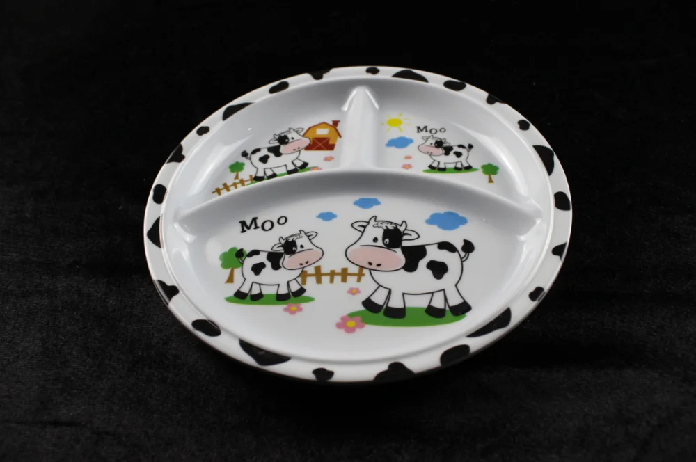 kid's 100%melamine meal plate