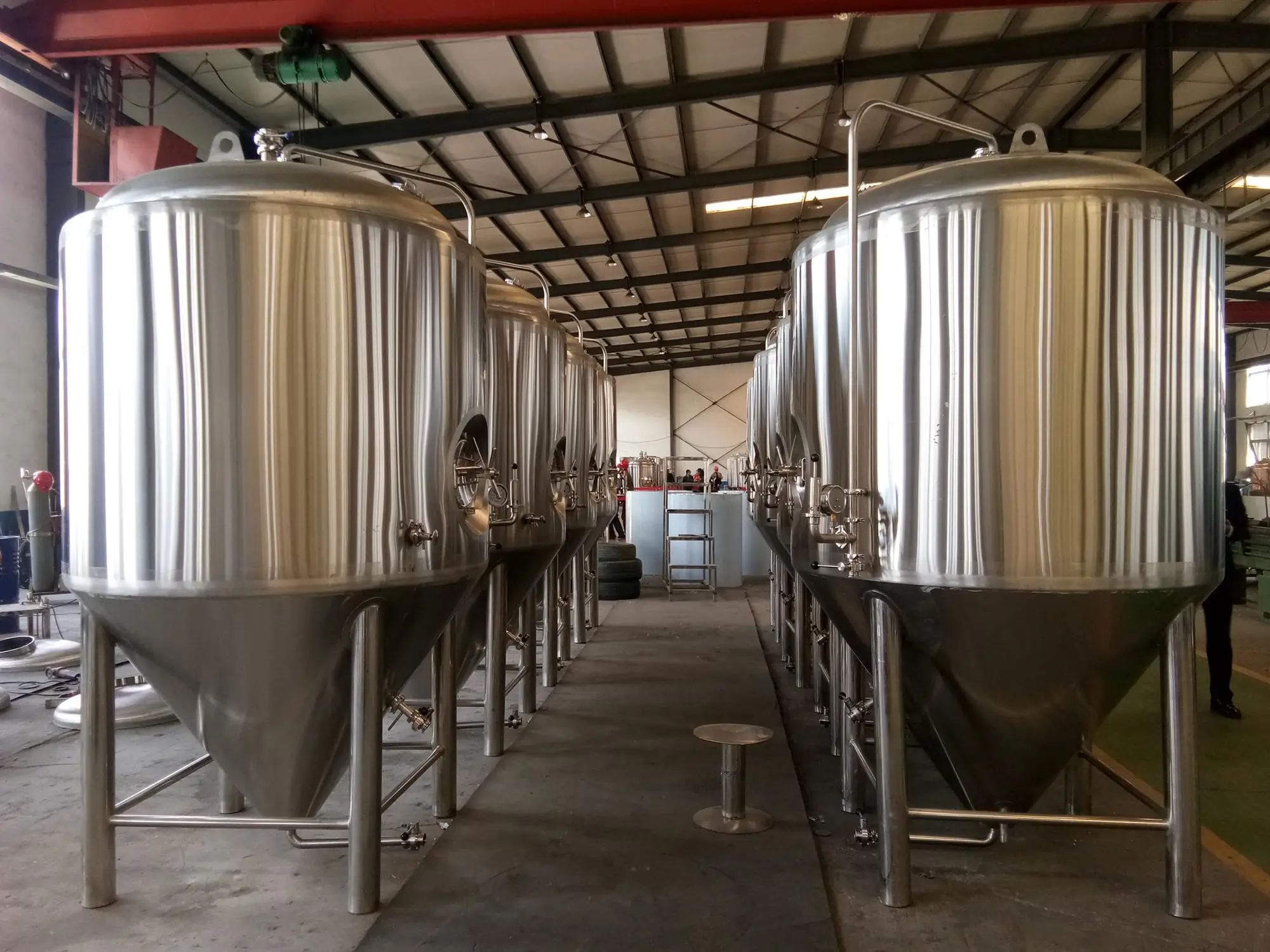 500L beer brewing system 6bbl brewery  500L HLT mash/lauter tun kettle/ whirlpool,