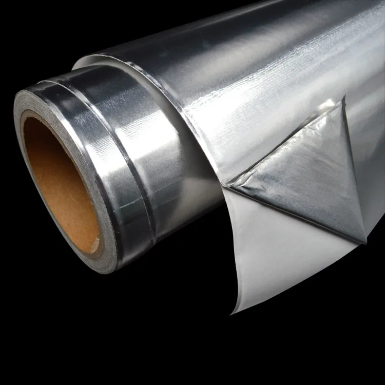 Rightint Self Adhesive Glossy Silver Self Adhesive Backed Aluminum Foil